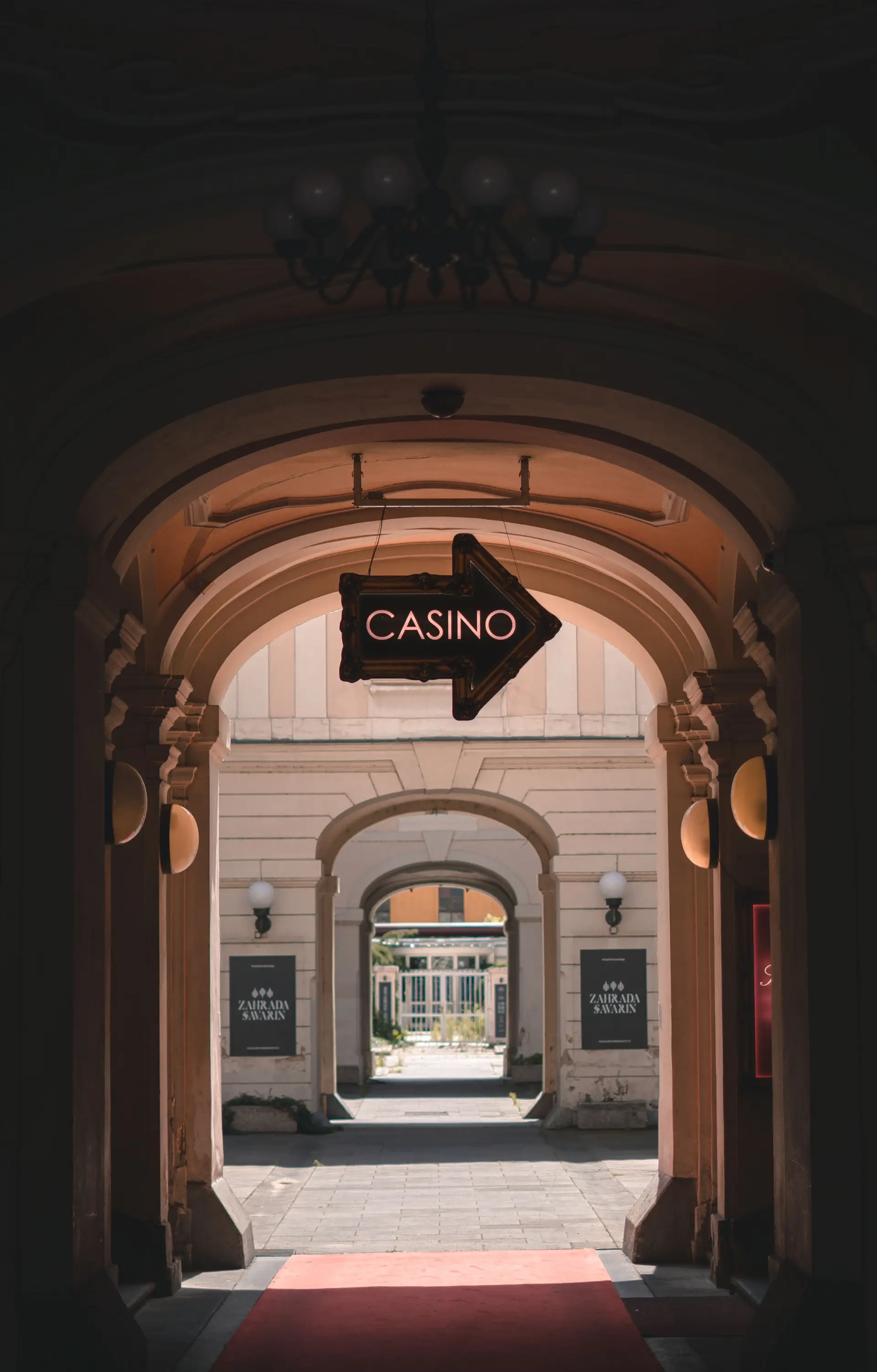 Elegáns kaszinóterem